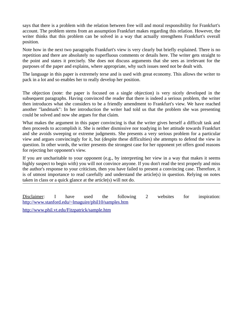 Samples of Opening Paragraphs for a Short Philosophy Paper, Page 6