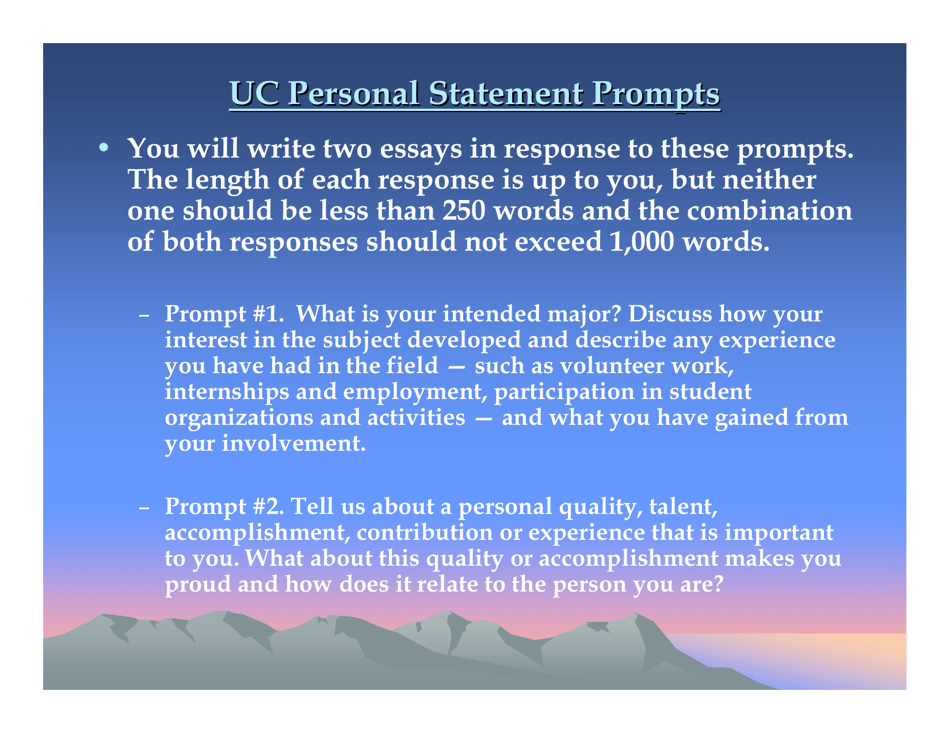 Writing College Admissions Writing College Admissions Essays / Uc Personal Statements - Santa Barbara City College, Page 13