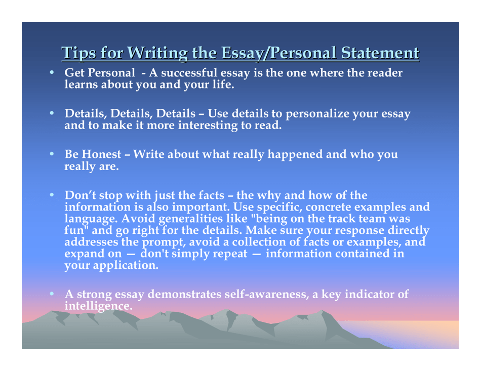 Writing College Admissions Writing College Admissions Essays / Uc Personal Statements - Santa Barbara City College, Page 18