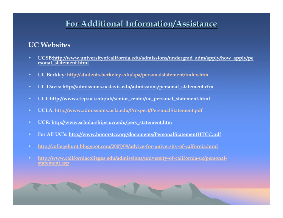 Writing College Admissions Writing College Admissions Essays / Uc Personal Statements - Santa Barbara City College, Page 25