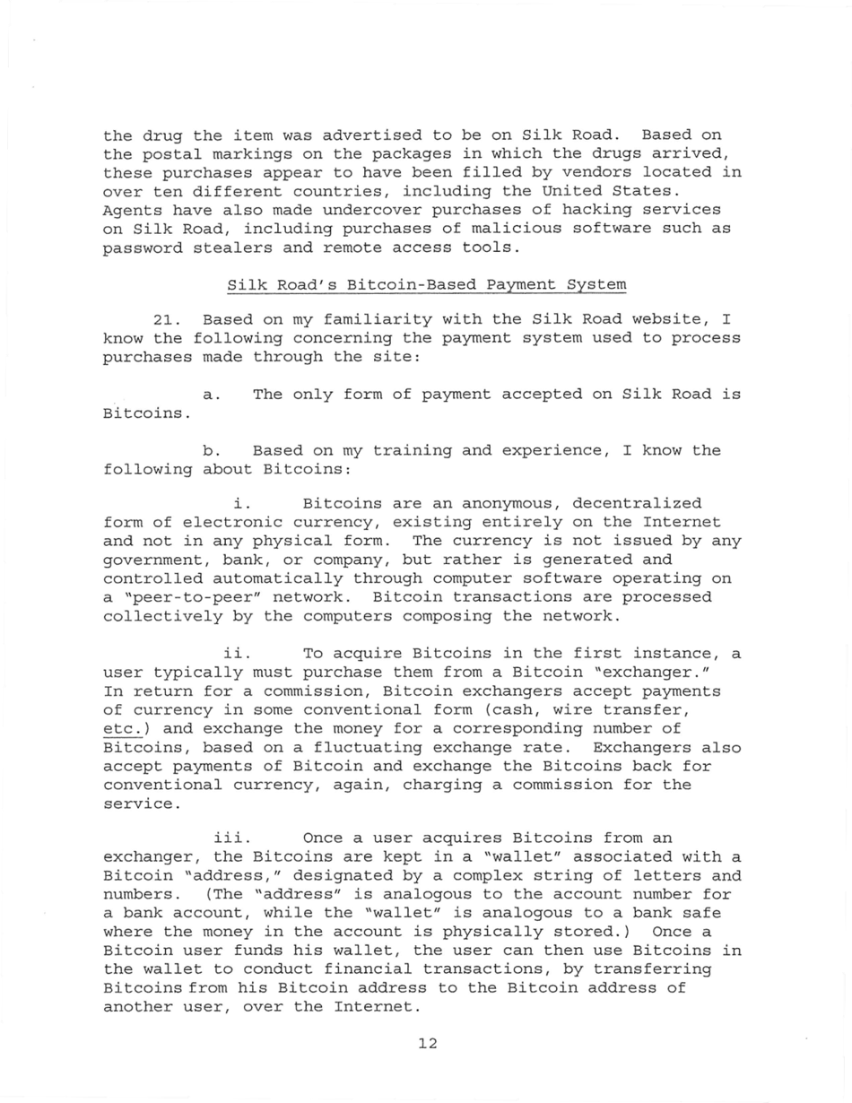 Sealed Complaint 13 Mag 2328: United States of America V. Ross William Ulbricht, Page 12
