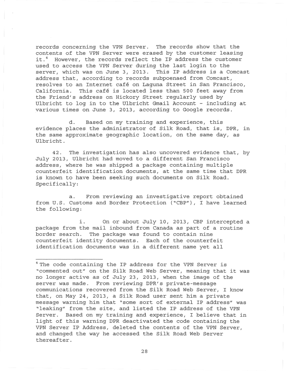 Sealed Complaint 13 Mag 2328: United States of America V. Ross William Ulbricht, Page 28