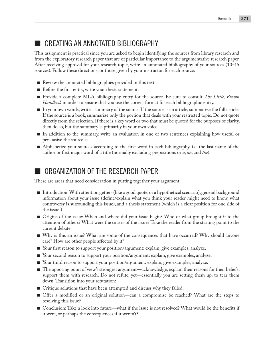 Introductions, Body Paragraphs, and Conclusions for Exploratory Papers, Page 27