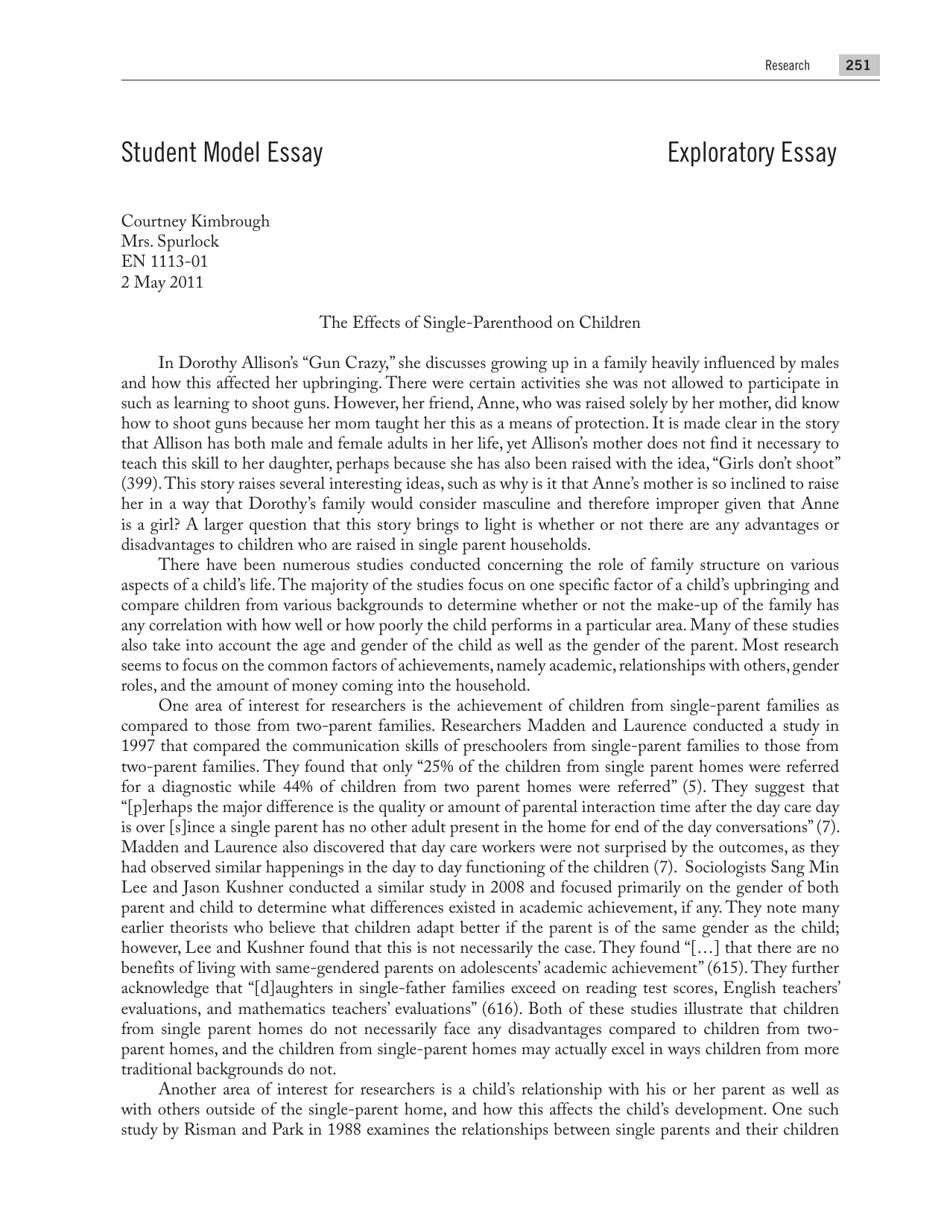 Introductions, Body Paragraphs, and Conclusions for Exploratory Papers, Page 7