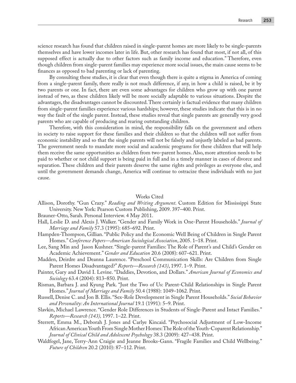 Introductions, Body Paragraphs, and Conclusions for Exploratory Papers, Page 9