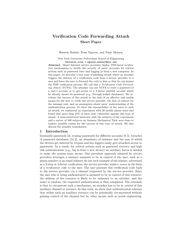 Document preview: Verification Code Forwarding Attack: Short Paper - Hossein Siadati, Toan Nguyen, and Nasir Memon