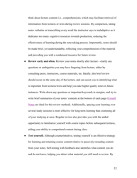 Notes on Note-Taking: Review of Research and Insights for Students and Instructors - Michael C. Friedman, Harvard University, Page 22