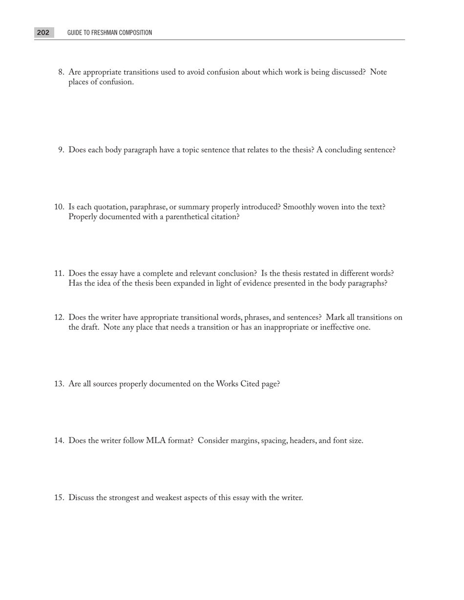 Guide to Freshman Composition / Comparative Analysis - Mississippi State University, Page 18