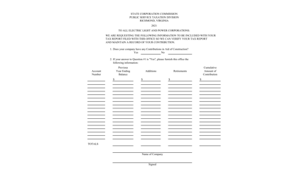 Form CCTD-3 Annual Tax Report of Electric Companies - Virginia, Page 4