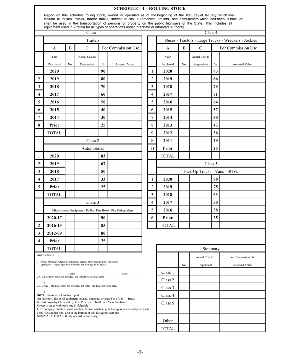 Form C.C.T.D.9 Annual Report of Certificated Motor Vehicle Carriers - Virginia, Page 4