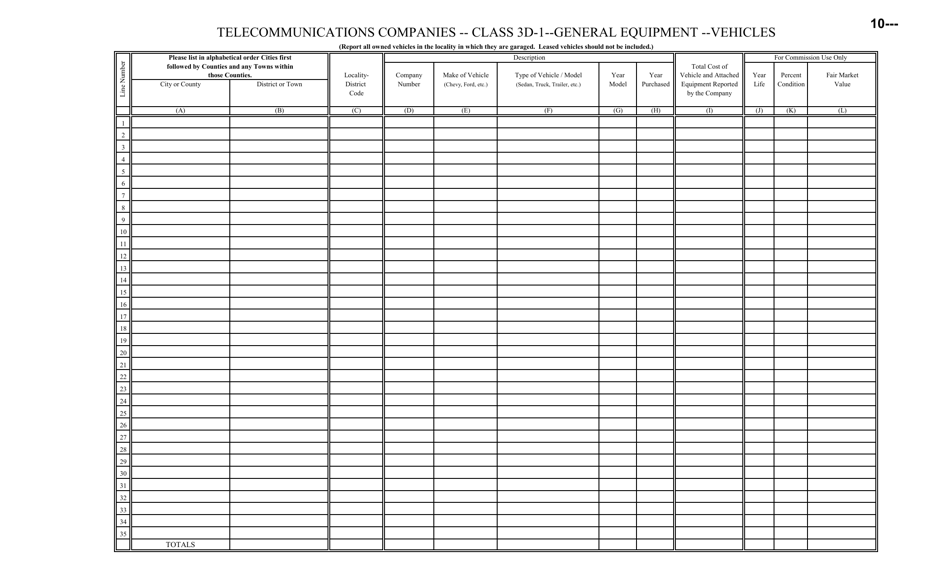 Form C.C.T.D.6 Annual Tax Report of Telecommunications Companies - Virginia, Page 11