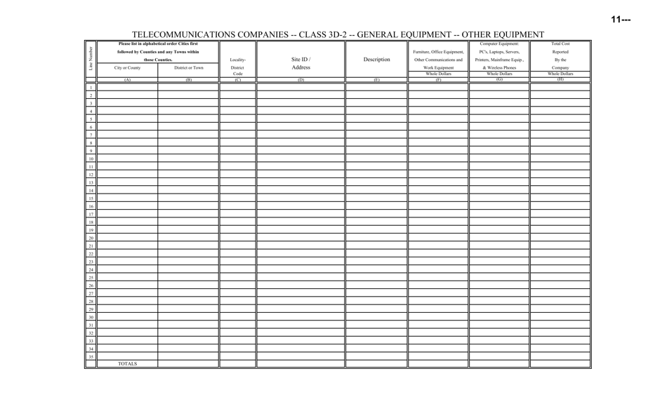 Form C.C.T.D.6 Annual Tax Report of Telecommunications Companies - Virginia, Page 12