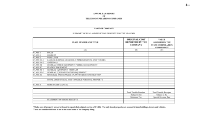 Form C.C.T.D.6 Annual Tax Report of Telecommunications Companies - Virginia, Page 4
