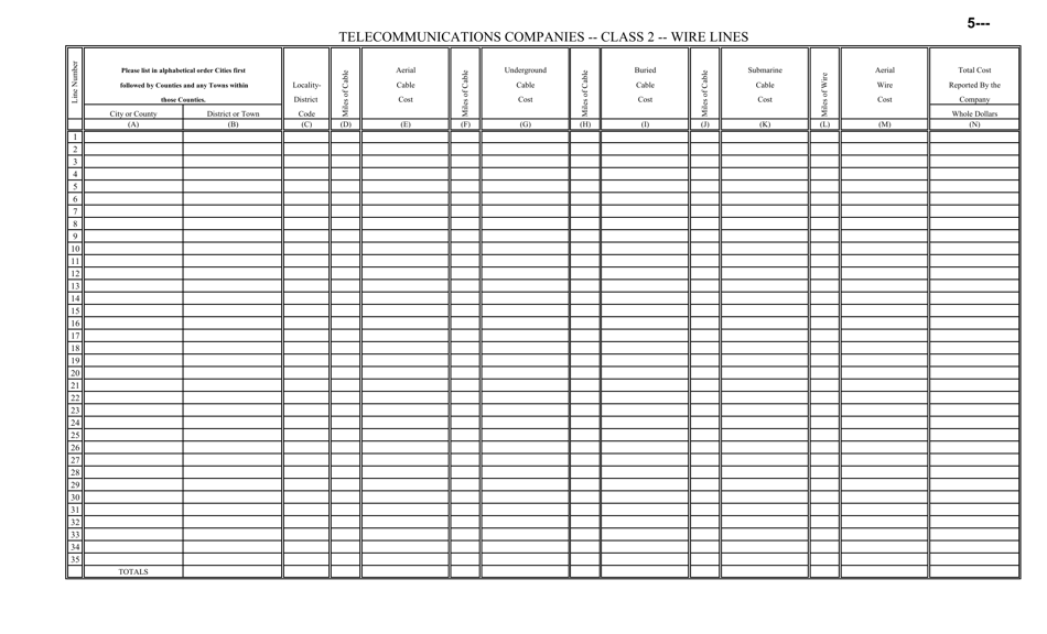 Form C.C.T.D.6 Annual Tax Report of Telecommunications Companies - Virginia, Page 6