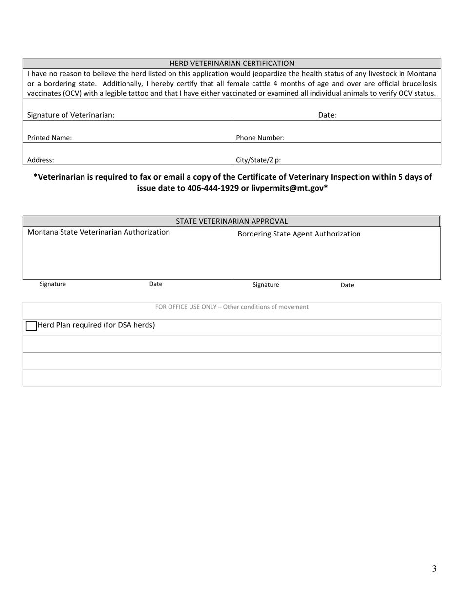 Seasonal Grazer Application - Montana, Page 3