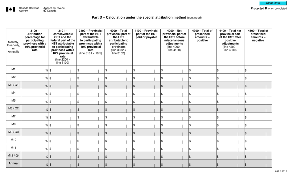 Form GST494 Download Fillable PDF or Fill Online Gst/Hst Final Return