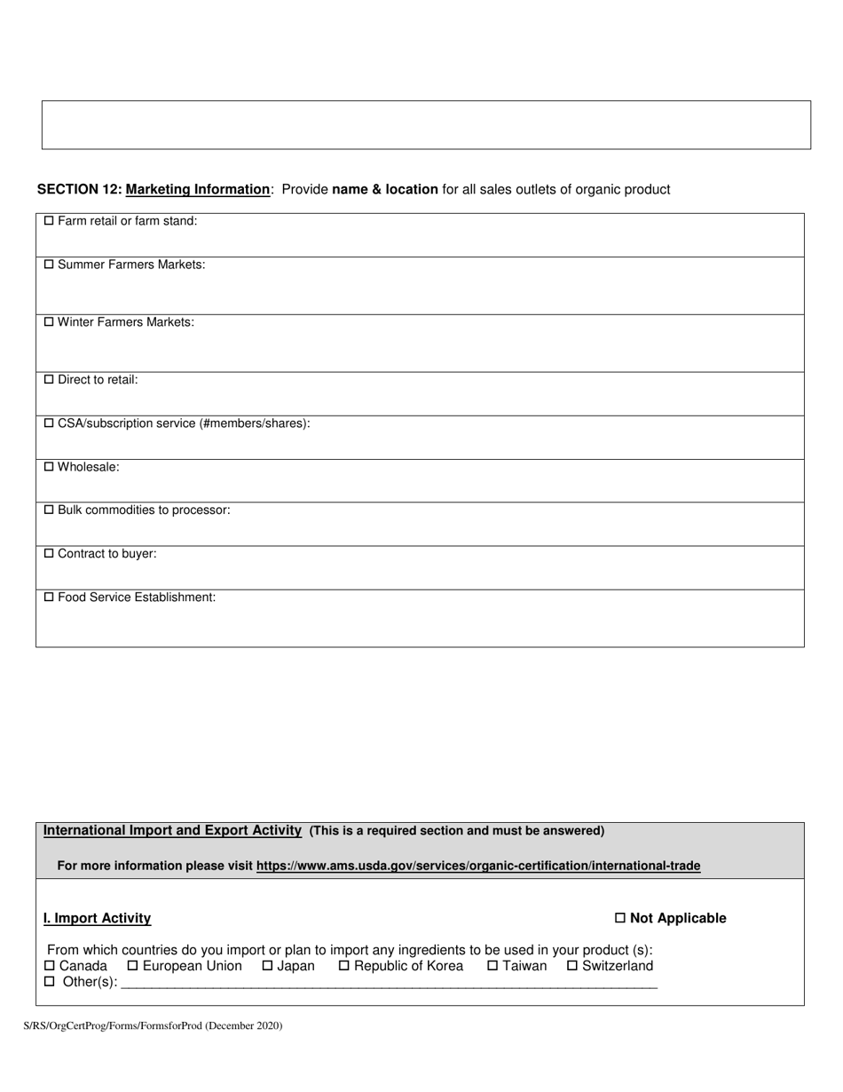 Organic System Plan (Osp) - Poultry  Other Fowl - New Hampshire, Page 8