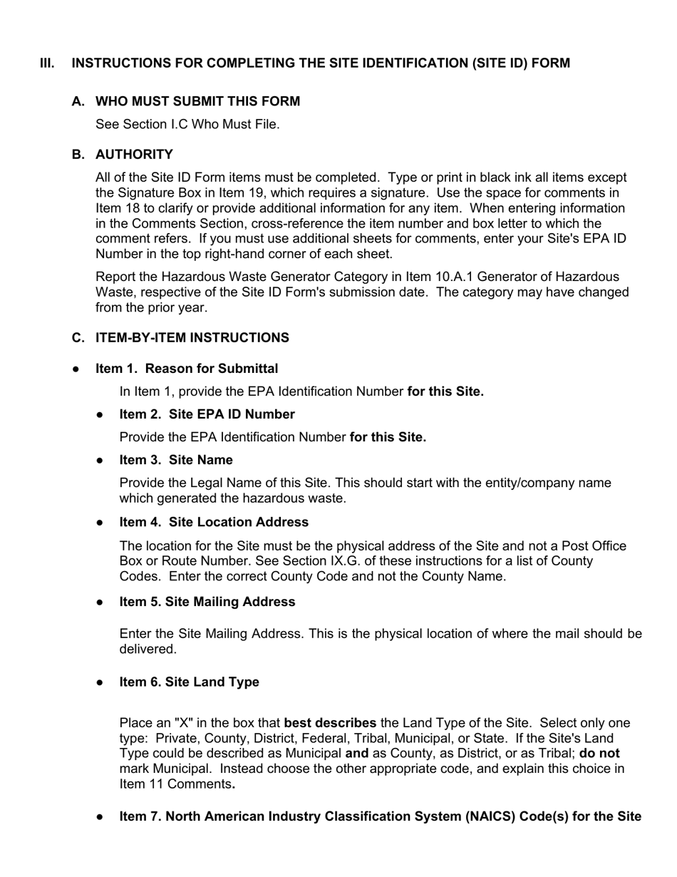 Instructions for EPA Form 8700-12, 8700-13 A / B, 8700-23 - New York, Page 10