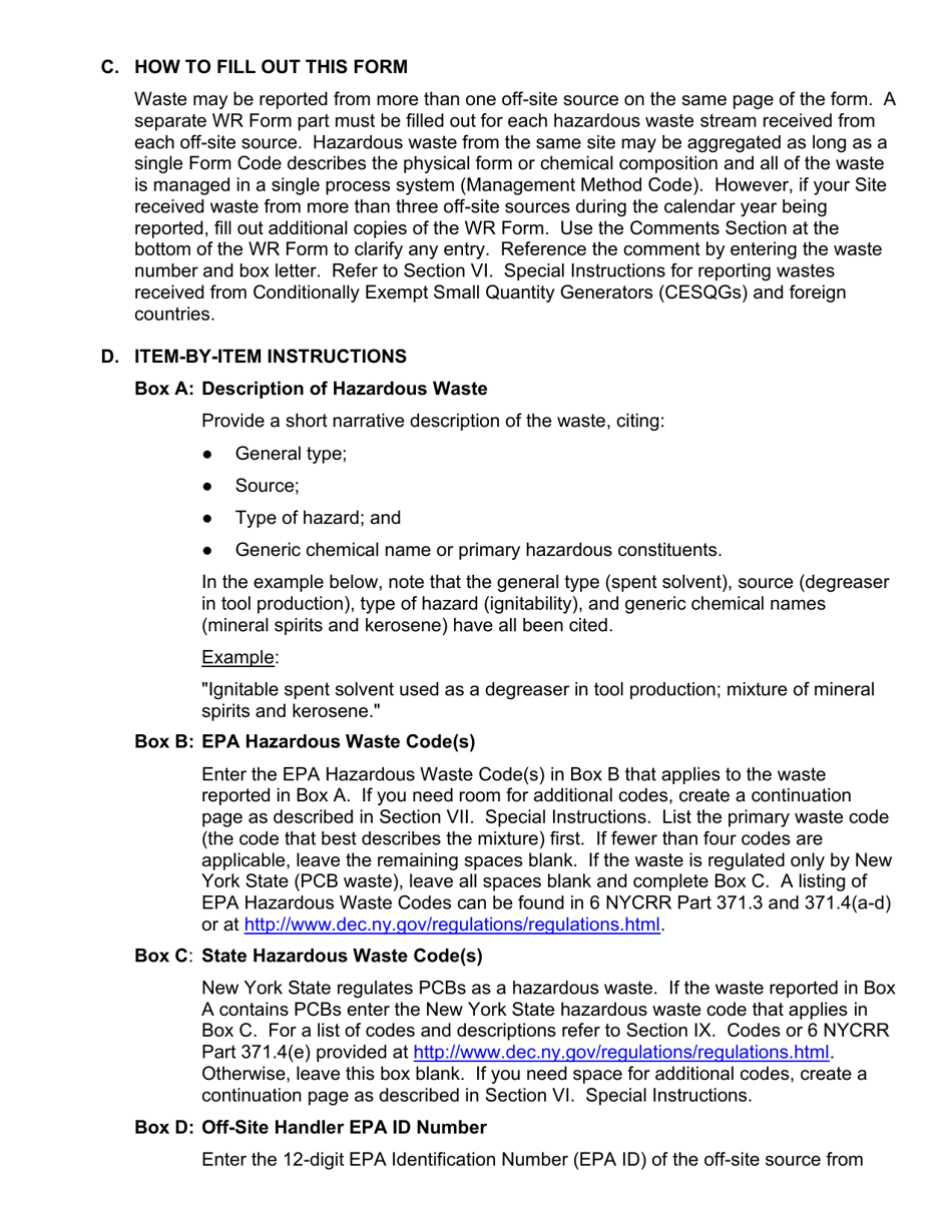 Instructions for EPA Form 8700-12, 8700-13 A / B, 8700-23 - New York, Page 24