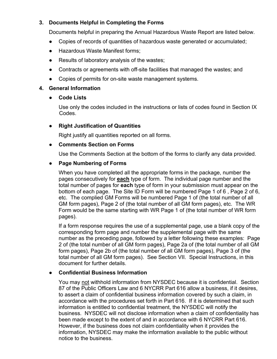 Instructions for EPA Form 8700-12, 8700-13 A / B, 8700-23 - New York, Page 9