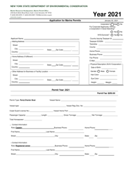 Party/Charter Boat Permit Application - New York, Page 5