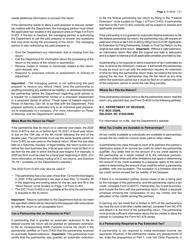 Instructions for Form D-403 Partnership Income Tax Return - North Carolina, Page 2