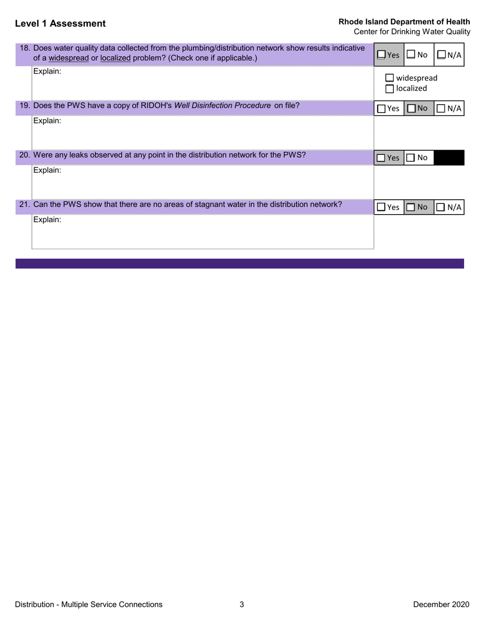 Level 1 Assessment - Rhode Island, Page 15