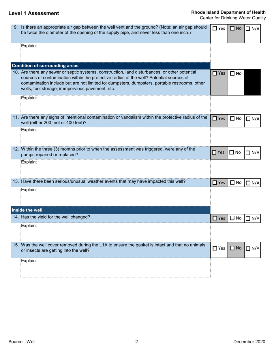 Level 1 Assessment - Rhode Island, Page 5