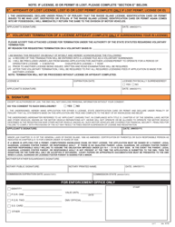 Form LI-1 Application for License, Identification Card and Permit - Rhode Island, Page 2