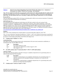 Form TCEQ-10037 (OP-UA10) Gas Sweetening/Sulfur Recovery Unit Attributes - Texas, Page 3