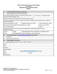 Form PI-1S (TCEQ-10370) Registrations for Air Standard Permit - Texas, Page 15