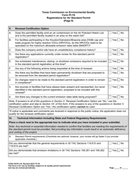 Form PI-1S (TCEQ-10370) Registrations for Air Standard Permit - Texas, Page 17