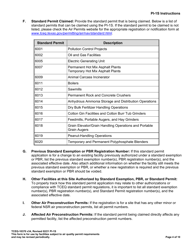 Form PI-1S (TCEQ-10370) Registrations for Air Standard Permit - Texas, Page 5