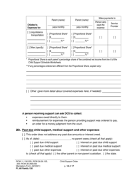Form FL All Family130 Child Support Order - Washington, Page 14