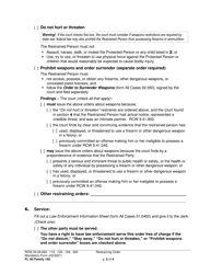 Form FL All Family150 Restraining Order - Washington, Page 3