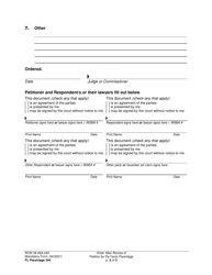 Form FL Parentage344 Order After Review of Petition for De Facto Parentage - Washington, Page 3