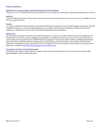 CBP Form 6478 Application for CBP Approved Gaugers and Accredited Laboratories, Page 4