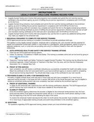 Form OCFS-LDSS-4699.3 Legally-Exempt Child Care Training Record Form - New York, Page 2