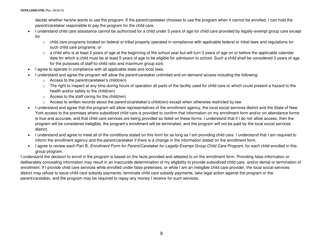 Form OCFS-LDSS-4700 Enrollment Form for Legally-Exempt Group Child Care Program - New York, Page 9