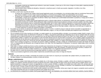 Instrucciones para Formulario OCFS-LDSS-4700-S Formulario De Inscripcion Al Programa De Cuidado Infantil Grupal Legalmente Exento - New York (Spanish), Page 8