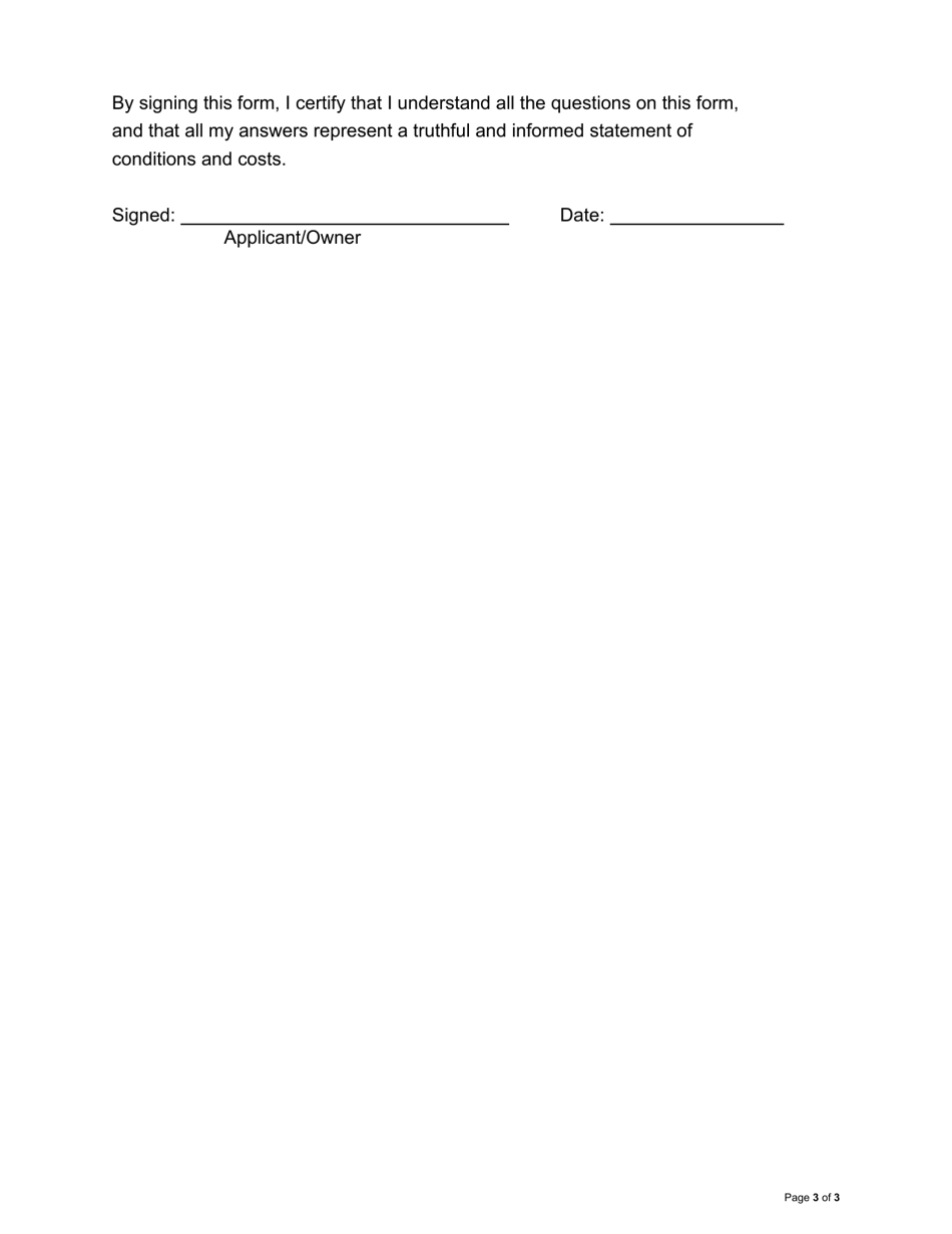 Maximum Per Unit Total Development Cost (Tdc) Waiver Form - Georgia (United States), Page 3