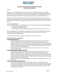 Pre-qualification Application - Right of Way Services for Georgia Department of Transportation Projects - Georgia (United States), Page 4