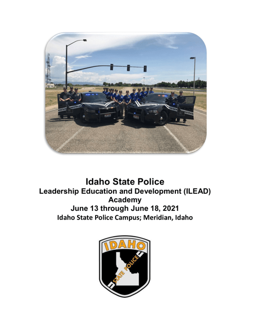 Leadership Education and Development (Ilead) Academy Application - Idaho Download Pdf