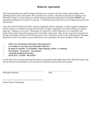 Leadership Education and Development (Ilead) Academy Application - Idaho, Page 5