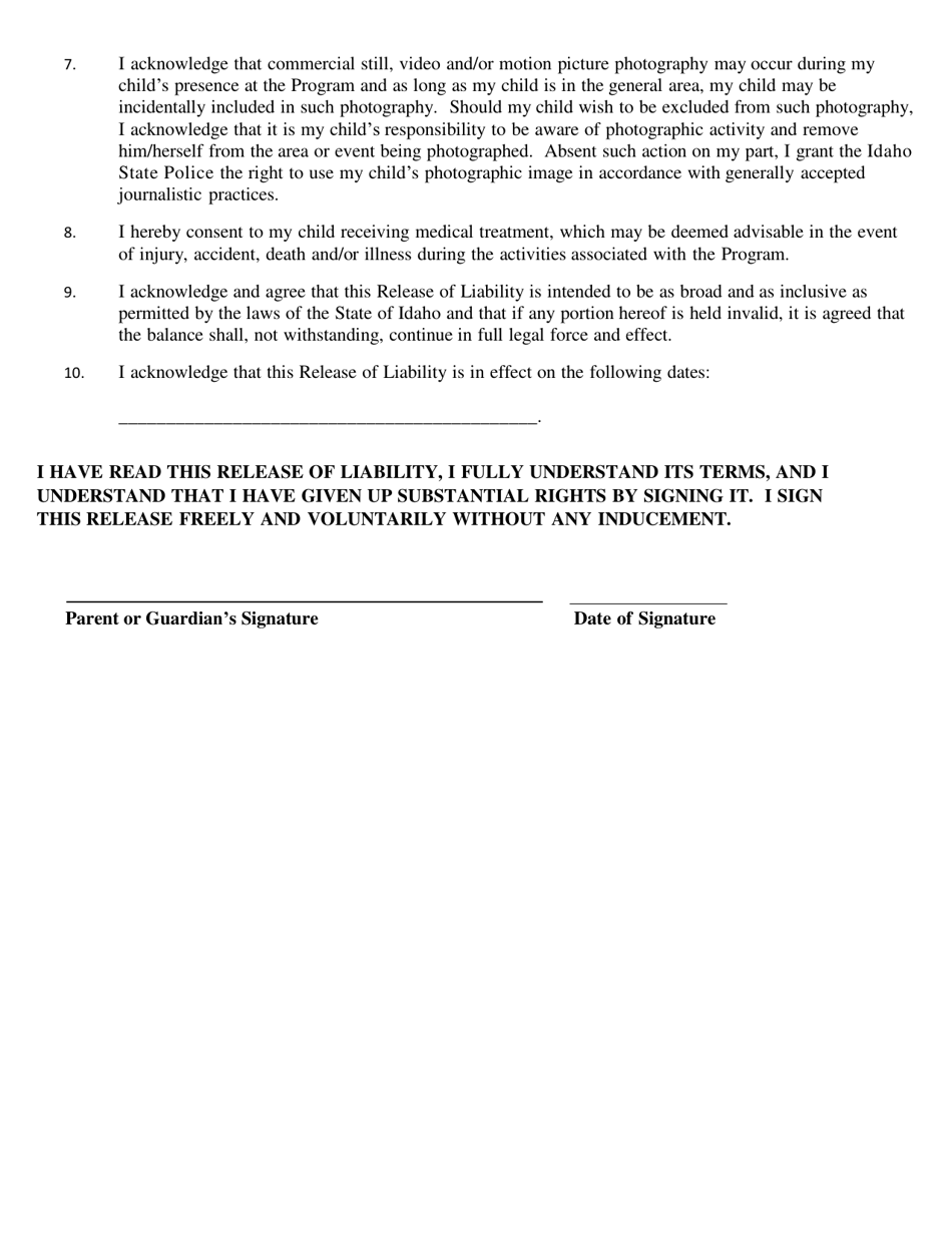 Leadership Education and Development (Ilead) Academy Application - Idaho, Page 7