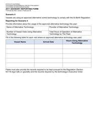 Form TTD/FAB-089 2017 Advisory Reporting Form - California, Page 6