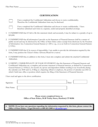Form ETH-3A Annual Statement of Financial Interests - Connecticut, Page 16