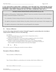 Form ETH-3A Annual Statement of Financial Interests - Connecticut, Page 8