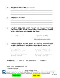 Form 2F-P-566 Request Regarding Confidential Paternity Records of the Family Court - Hawaii, Page 2
