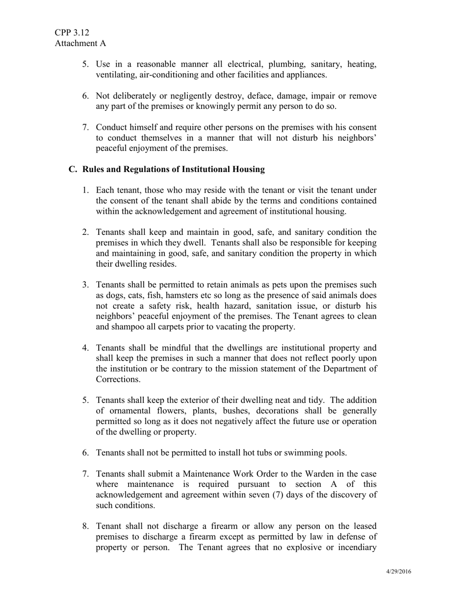 Attachment A Rental Agreement - Kentucky, Page 3